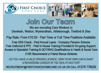 First Choice Home Care serving Thetford - Home Care Services