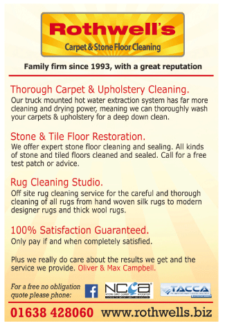 Rothwell’s Carpet Cleaning serving Thetford - Carpet & Upholstery Cleaners