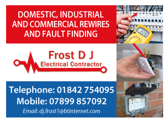 DJ Frost Electrical Contractor serving Thetford - Electricians