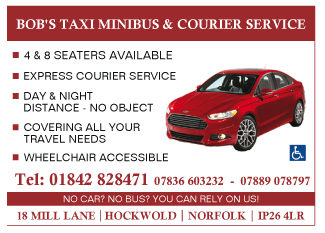 Bob’s Taxis serving Thetford - Courier Services