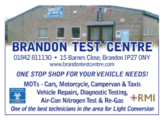 Brandon Test Centre serving Thetford - Garage Services