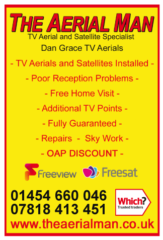 Aerial Man (Dan Grace) Ltd serving Thornbury and Alveston - Satellite Television