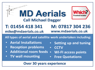 M.D. Aerials serving Thornbury and Alveston - Aerials