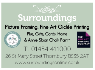 Surroundings serving Thornbury and Alveston - Picture Framing