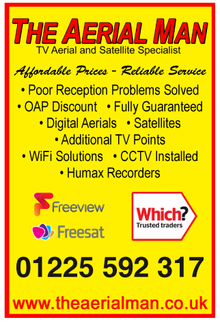 Aerial Man (Dan Grace) Ltd serving Trowbridge - Satellite Television
