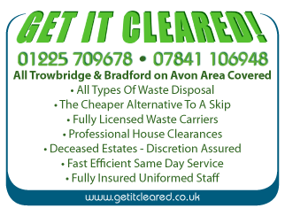 Get It Cleared Ltd serving Trowbridge - Skip Hire