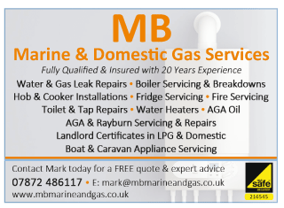 MB Marine & Domestic Gas Services serving Wallingford - Plumbing & Heating