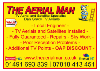 Aerial Man (Dan Grace) Ltd serving Wallingford - Satellite Television