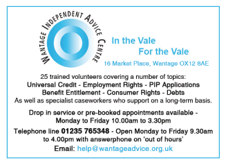 Wantage Independent Advice Centre serving Wantage and Grove - Information Centres