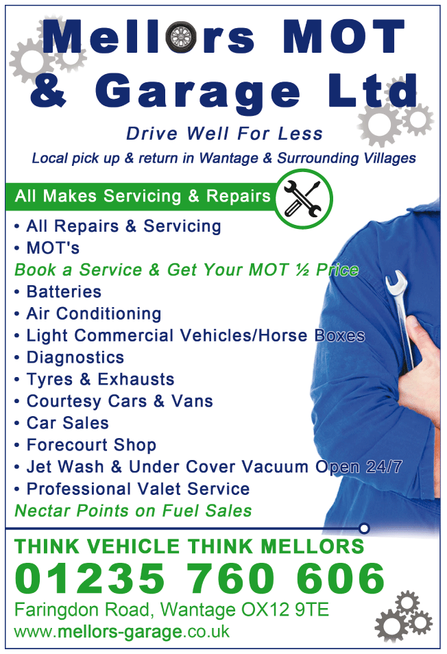 Mellors MOT & Garage Ltd serving Wantage and Grove - M O T Stations