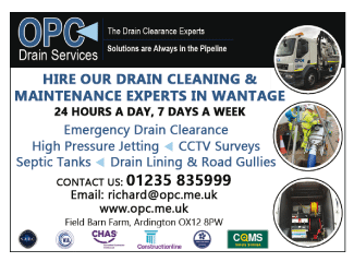 OPC Drain Services serving Wantage and Grove - Drain Clearance