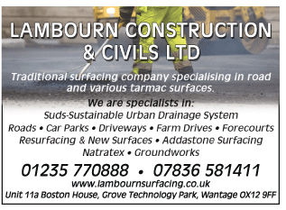 Lambourn Construction & Civils Ltd serving Wantage and Grove - Asphalt & Macadam Laying