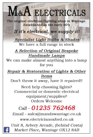 M&A Electricals serving Wantage and Grove - Lighting Retailers