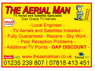 Aerial Man (Dan Grace) Ltd serving Wantage and Grove - Aerials