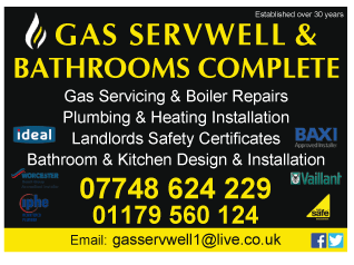 Gas Servwell Ltd serving Winterbourne - Plumbing & Heating