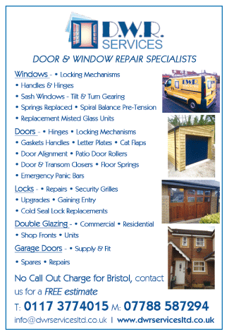 DWR Services serving Winterbourne - Double Glazing Repairs