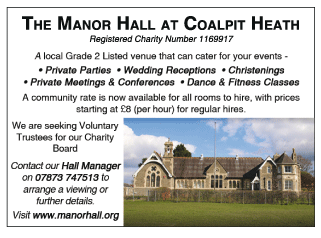 The Manor Hall serving Winterbourne - Halls For Hire