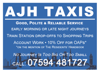 AJH Taxis serving Winterbourne - Taxis & Private Hire