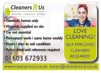Cleaners R Us serving Wymondham - Employment Services