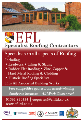 EFL Ltd serving Wymondham - Roofing