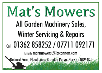 Mat’s Mowers serving Wymondham - Lawnmowers