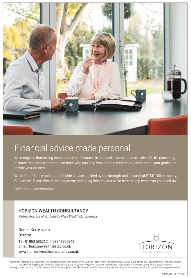 Horizon Wealth Consultancy Ltd serving Wymondham - Independent Financial Advice