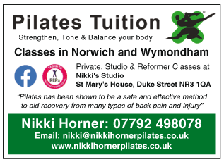 Pilates Tuition serving Wymondham - Pilates