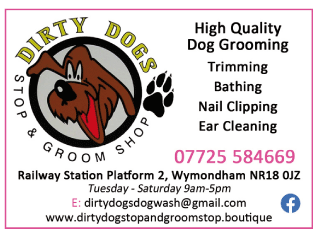 Dirty Dogs Stop & Groom Shop serving Wymondham - Dog Grooming