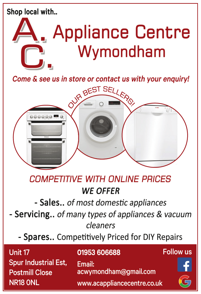 Appliance Centre Wymondham serving Wymondham - Domestic Appliances