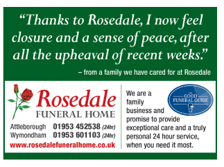 Rosedale Funeral Home serving Wymondham - Funerals