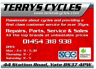 Terry’s Cycles serving Yate and Chipping Sodbury - Cycles