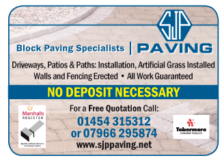 S.J.P. Paving serving Yate and Chipping Sodbury - Patios