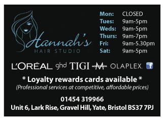 Hannah’s Hair Studio serving Yate and Chipping Sodbury - Hairdressers