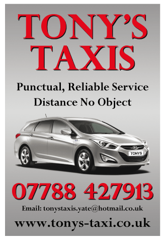 Tony’s Taxis serving Yate and Chipping Sodbury - Taxis & Private Hire