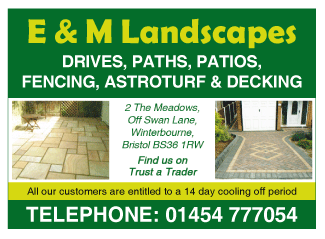 E & M Landscapes serving Yate and Chipping Sodbury - Landscape Gardeners