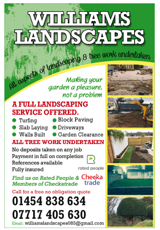 Williams Landscapes serving Yate and Chipping Sodbury - Garden Services