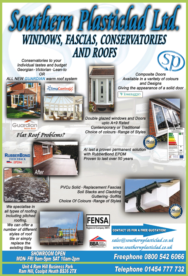 Southern Plasticlad Ltd serving Yate and Chipping Sodbury - Roofing