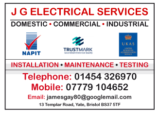 J.G. Electrical Services serving Yate and Chipping Sodbury - Electricians