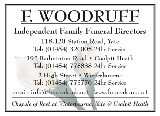 F. Woodruff serving Yate and Chipping Sodbury - Funerals