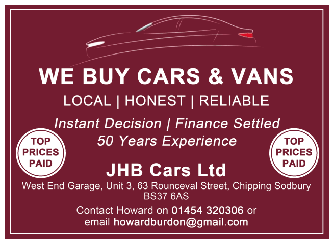 JHB Cars Ltd serving Yate and Chipping Sodbury - Car Sales