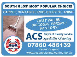 ACS Specialist Cleaning serving Yate and Chipping Sodbury - Carpet & Upholstery Cleaners
