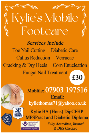 Kylie’s Mobile Footcare serving Yate and Chipping Sodbury - Foot Health