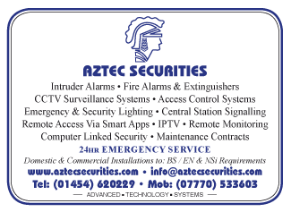 Aztec Securities (Nationwide) serving Yate and Chipping Sodbury - Alarms