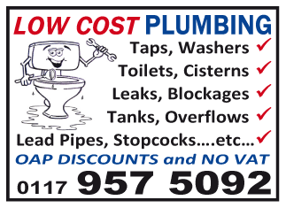 Low Cost Plumbing serving Yate and Chipping Sodbury - Plumbing & Heating