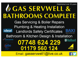 Gas Servwell Ltd serving Yate and Chipping Sodbury - Plumbing & Heating