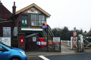 Train signal box, Attleborough